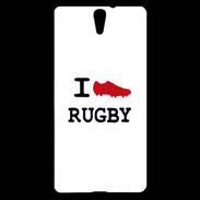 Coque Sony Xperia C5 I love Rugby