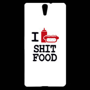 Coque Sony Xperia C5 I love Shit Food