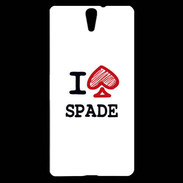 Coque Sony Xperia C5 I love Spade