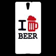 Coque Sony Xperia C5 I love Beer