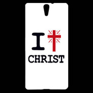 Coque Sony Xperia C5 i love Christ