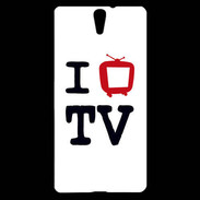Coque Sony Xperia C5 I love TV
