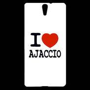 Coque Sony Xperia C5 I love Ajaccio