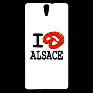 Coque Sony Xperia C5 I love Alsace 2