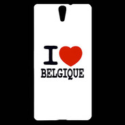 Coque Sony Xperia C5 I love Belgique
