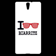 Coque Sony Xperia C5 I love Biarritz 2