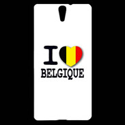 Coque Sony Xperia C5 I love Belgique 2