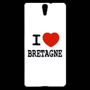 Coque Sony Xperia C5 I love Bretagne