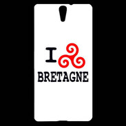 Coque Sony Xperia C5 I love Bretagne 2
