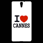 Coque Sony Xperia C5 I love Cannes