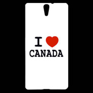 Coque Sony Xperia C5 I love Canada