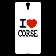 Coque Sony Xperia C5 I love Corse