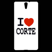 Coque Sony Xperia C5 I love Corte