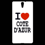 Coque Sony Xperia C5 I love Cote d'Azur