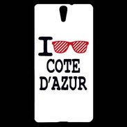 Coque Sony Xperia C5 I love Cote d'Azur 2