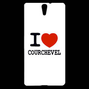Coque Sony Xperia C5 I love Courchevel