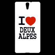 Coque Sony Xperia C5 I love Deux Alpes