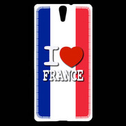 Coque Sony Xperia C5 I love France 2