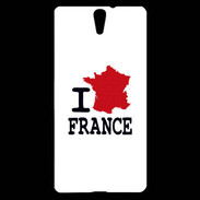 Coque Sony Xperia C5 I love France 4