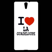 Coque Sony Xperia C5 I love Guadeloupe