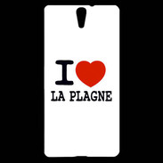 Coque Sony Xperia C5 I love La Plagne
