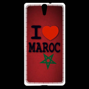 Coque Sony Xperia C5 I love Maroc 3