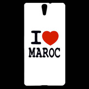 Coque Sony Xperia C5 I love Maroc