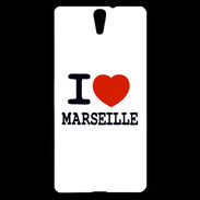 Coque Sony Xperia C5 I love Marseille