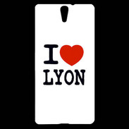 Coque Sony Xperia C5 I love Lyon