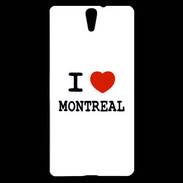 Coque Sony Xperia C5 I love Montreal