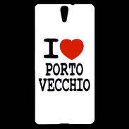 Coque Sony Xperia C5 I love Porto Vecchio