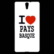 Coque Sony Xperia C5 I love Pays Basque