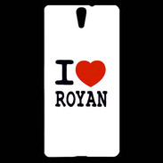 Coque Sony Xperia C5 I love Royan