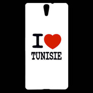 Coque Sony Xperia C5 I love Tunisie 