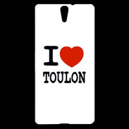 Coque Sony Xperia C5 I love Toulon