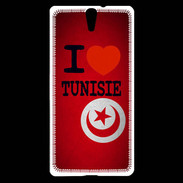Coque Sony Xperia C5 I love Tunisie 3
