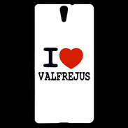 Coque Sony Xperia C5 I love Valfréjus