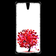 Coque Sony Xperia C5 Arbre coeurs