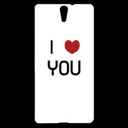 Coque Sony Xperia C5 I love you