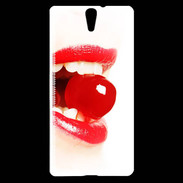 Coque Sony Xperia C5 Bouche sexy PR10