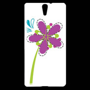 Coque Sony Xperia C5 fleurs 3