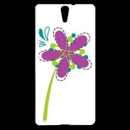 Coque Sony Xperia C5 fleurs 4