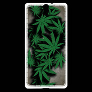 Coque Sony Xperia C5 Feuilles de cannabis 50