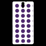 Coque Sony Xperia C5 pois violet