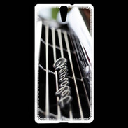 Coque Sony Xperia C5 Calandre chromée PR 10