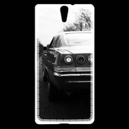 Coque Sony Xperia C5 Voiture en noir et blanc PR 10