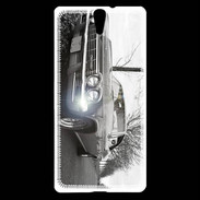 Coque Sony Xperia C5 Voiture en noir et blanc PR 20