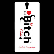 Coque Sony Xperia C5 I love Bitch Cola