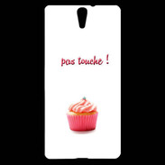 Coque Sony Xperia C5 Pas touché à mon Cupcake PR