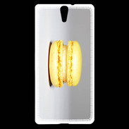 Coque Sony Xperia C5 Macaron vanille PR